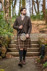 Tweeted Brown Crail Kilt Outfit Crail Tweed Outfits