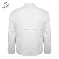 White Argyll Jacket And Vest Tweed Kilt Jackets