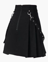 BLACK GOTHIC Punk MINI SKIRT FOR WOMEN