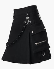 BLACK GOTHIC Punk MINI SKIRT FOR WOMEN