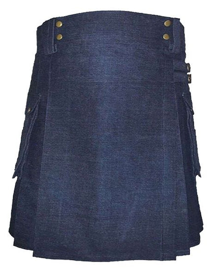 Shop Trendy Denim Kilts for Women | Women Denim Kilts