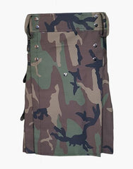 TACTICAL KILT WOODLAND - Scottish Kilt Jacket™ USA-UK