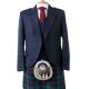 Highland Crail  Jacket and Waistcoat in Midnight Blue Arrochar Tweed