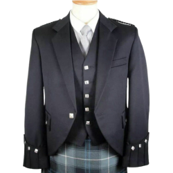 Scottish Argyle Jacket 100% WOOL Argyle kilt Jacket & Waistcoat/Vest, 