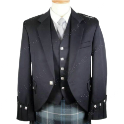 Scottish Argyle Jacket 100% WOOL Argyle kilt Jacket & Waistcoat/Vest, 
