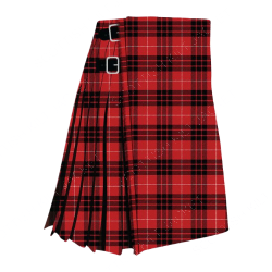  Modern Kilt Clan Munro Black And Red Tartan
